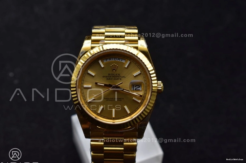 228238 (Gain 1:1 40 Weight) President 661 Gold Best THBF Bracelet Edition QuickDry on Date YG Dial Day VR3255 0325
